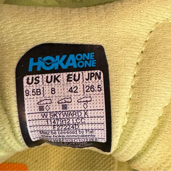 Hoka Women\'s Shoes in Neon Green and Orange